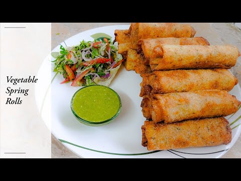 Crispy Veg Spring Roll With Healthy Twist |Vegetable Spring Rolls With Homemade Sheets By KR Foodies