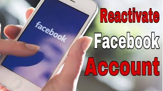 How to Reactivate Your Facebook Account - how to deactivate and reactivate facebook account