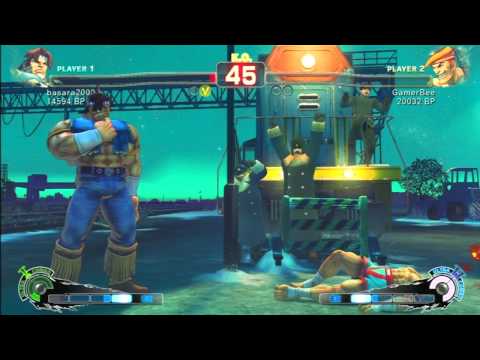 SSF4 Rank Match  basara2009 (HW)  vs  GamerBee (AD)