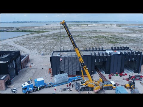Aviation #42: Trafo delivery at IJburg power station.