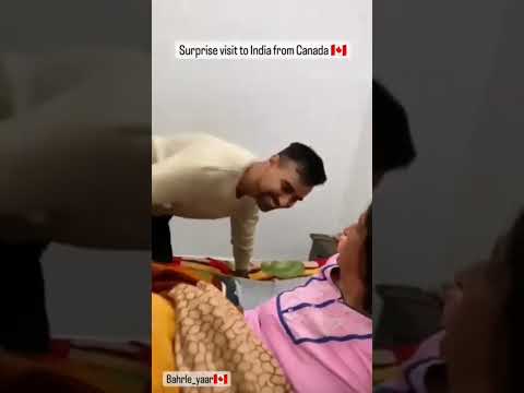 Canada to India surprise visit/emotional video#canada #emotional