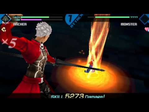 Fate/Extra Archer Lv.39 vs Ryougi Shiki