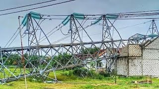 Download lagu ⏯45 tower sutet roboh terlalap banjir hujan campur petir mp3