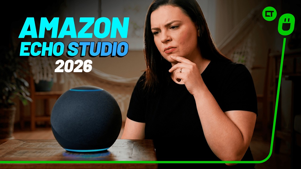 Miniatura da avaliação em vídeo de Smart Speaker Amazon Echo Studio Grafite