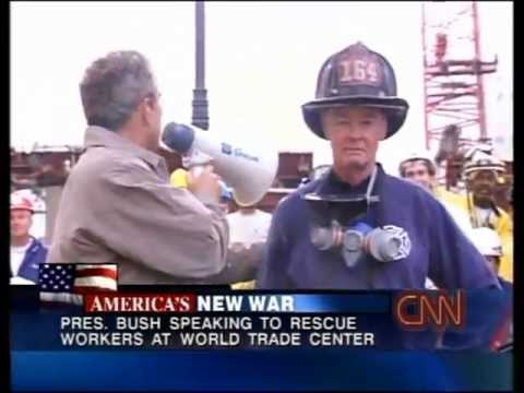 CNN 9/11 LIVE TV Coverage (9/14/01) 5:00 P.M - 5:15 P.M
