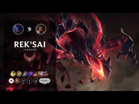 Rek'Sai Jungle vs Jarvan IV - KR Grandmaster Patch 12.7