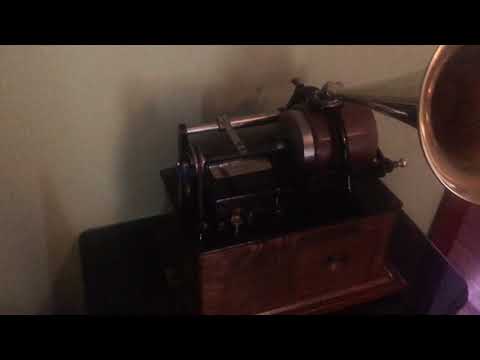 Edison Concert Phonograph - Bye and Bye - Columbia Grand Cylinder