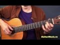 Домбайский вальс - как играть на гитаре - Перебор 1 (упрощенный вариант) 