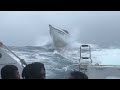 Passengers Scream As Speedboats Bounce Over Huge Waves