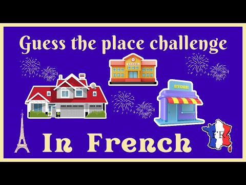 QUIZ - Guess the French places around the city : Fun learning.👌👍🌟