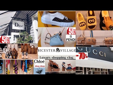 -70% Compras em outlets de luxo em Bicester Village: Gucci-Dior-Fendi...Vlog