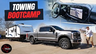 Towing For DUMMIES - We Test Ford Truck Towing Features At BOOTCAMP