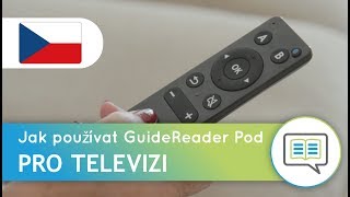 Jak používat GuideReader - Pro televizi