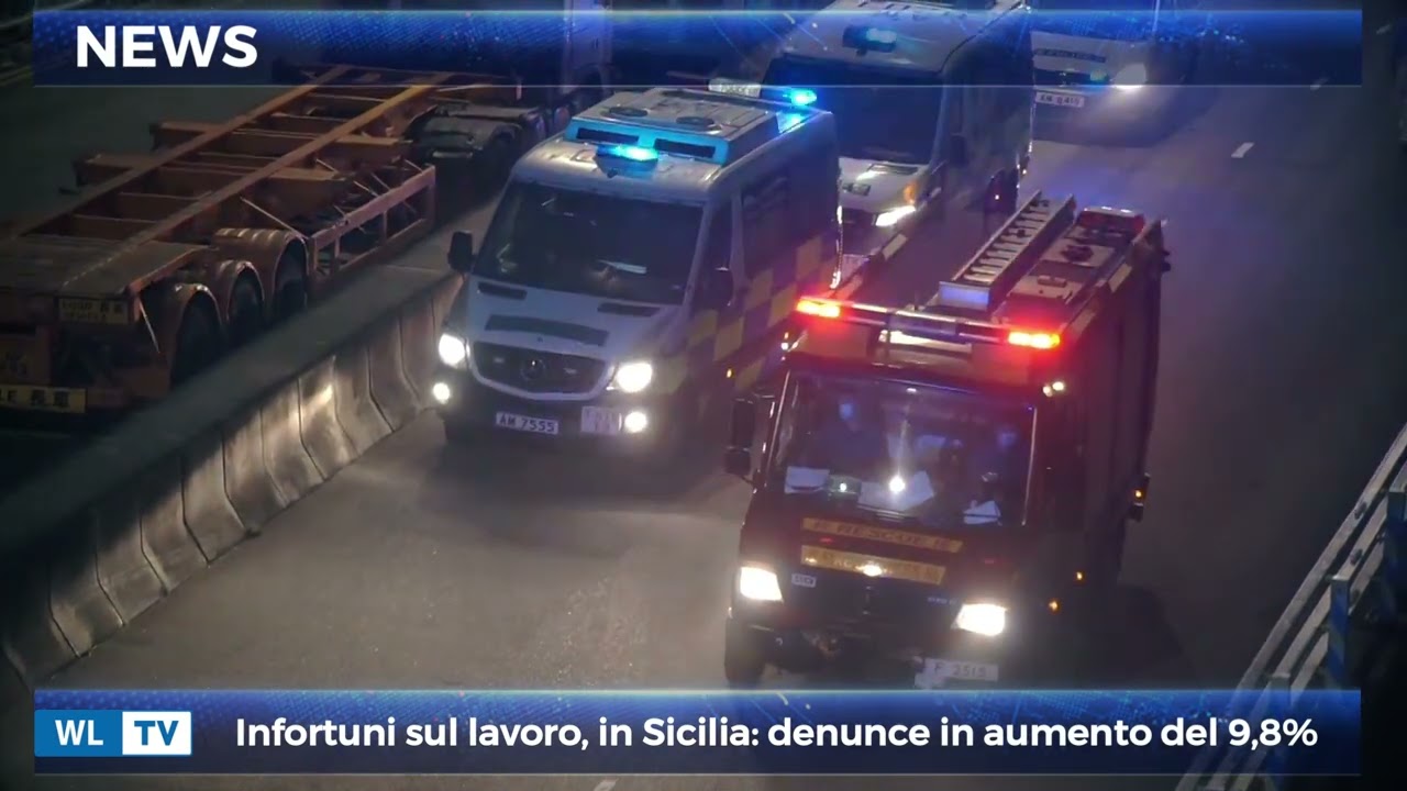 Infortuni sul lavoro, in Sicilia: denunce in aumento del 9,8%