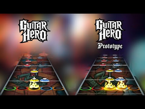 Guitar Hero 1 Prototype - "Even Rats" Chart Comparison