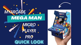 Quick Look - MyArcade Mega Man Micro Player Pro.  Plays all 6 Mega Man Games!#myarcade #capcom