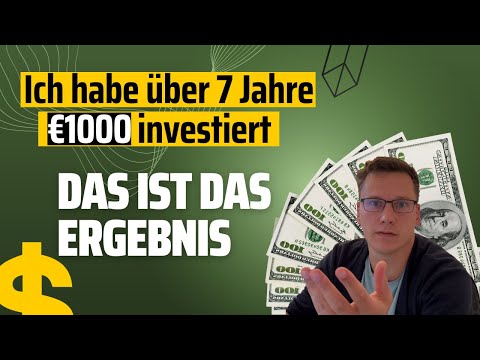 So sieht mein Depot nach über 7 Jahren investieren aus (inklusive der Dividendenzahlungen)