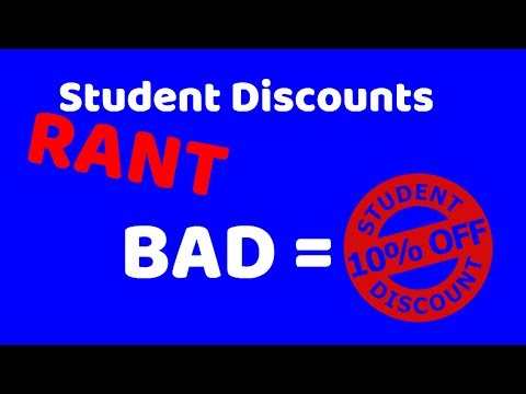 Student and Young Person Discounts RANT