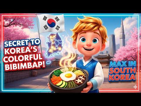 🇰🇷🥗 Chef Max in South Korea  Making Colorful Bibimbap! ✨