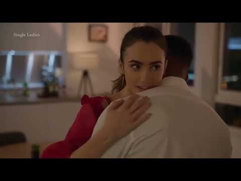 Emily in Paris   Kissing Scene   Emily and Alfie  Lily Collins and Lucien Laviscount  XXX