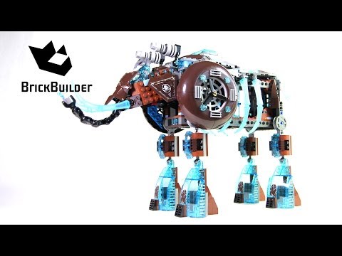 Lego Chima 70145 Maula's Ice Mammoth Stomper - Lego Speed build Video