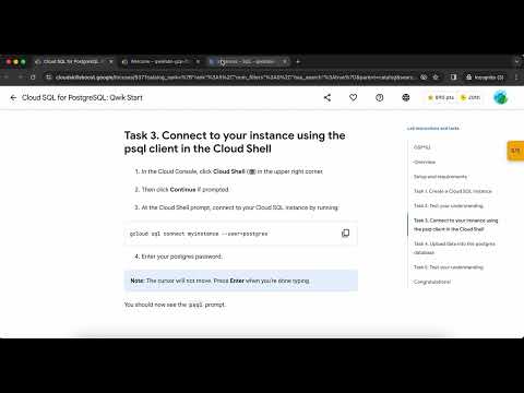 Cloud SQL for MySQL Qwik Start GSP151
