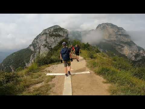 Ferrata Cima Capi i Cima Rocca. Riva del Garda 4k