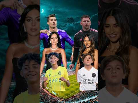 Ronaldo, Georgina, Ronaldo Jr VS Messi, Antonella, Thiago Messi 🥊🔥