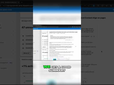 New SharePoint Update: Improved Content Alignment and Message Filtering New SharePoint Update: Improved Content Alignment and Message Filtering