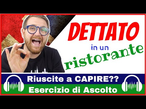 Esercizio di Ascolto Inglese! DETTATO in un RISTORANTE