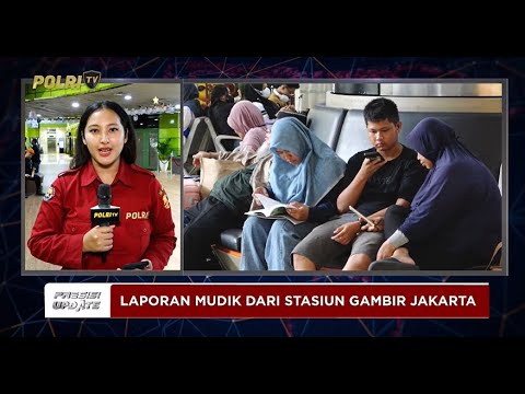 PRESISI UPDATE: LIVE - SITUASI STASIUN GAMBIR MENJELANG LEBARAN 27/03/2025 13.00