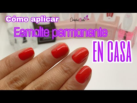 Cómo aplicar esmalte permanente en casa