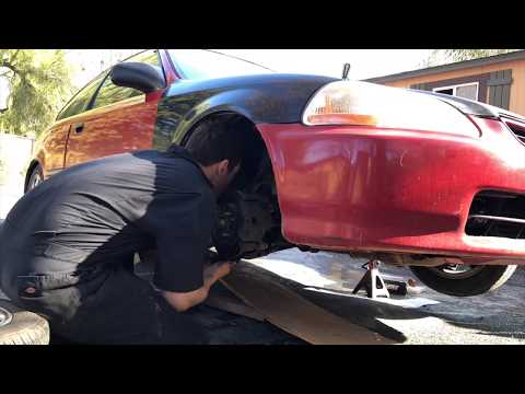 How to install k-tuned outer tie rods - honda civic