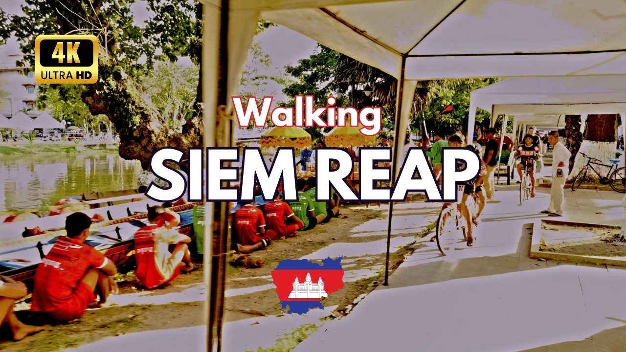 [4K Ultra HDR] 🇰🇭 Siem Reap's Water Festival SECRETS Finally Revealed!
