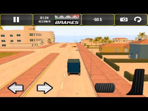 City Cargo Transporter 3D Video