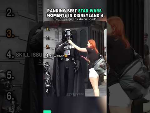 Best Star Wars Moments In Disneyland 4 #usa #starwars #disneyland