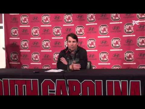 Video at @postandcourier: Coach Will Muschamp speaks to reporters after Saturday's spring game at So