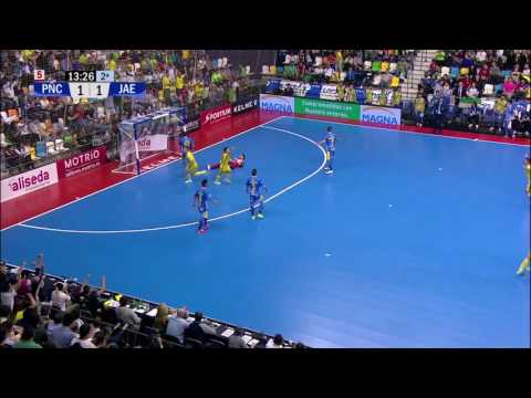 Gol de Javi Alonso (1-2) Peñíscola Rehab Medic - Jaén Paraíso Interior. Copa España. Cuartos