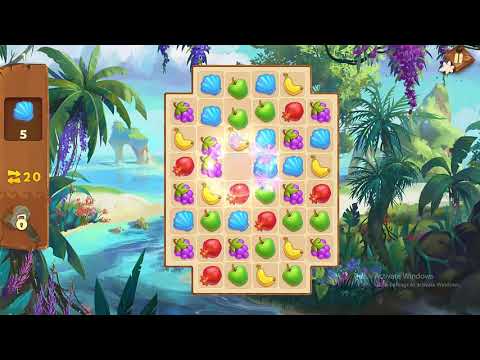 Tropical Forest Match 3 Story Level 1