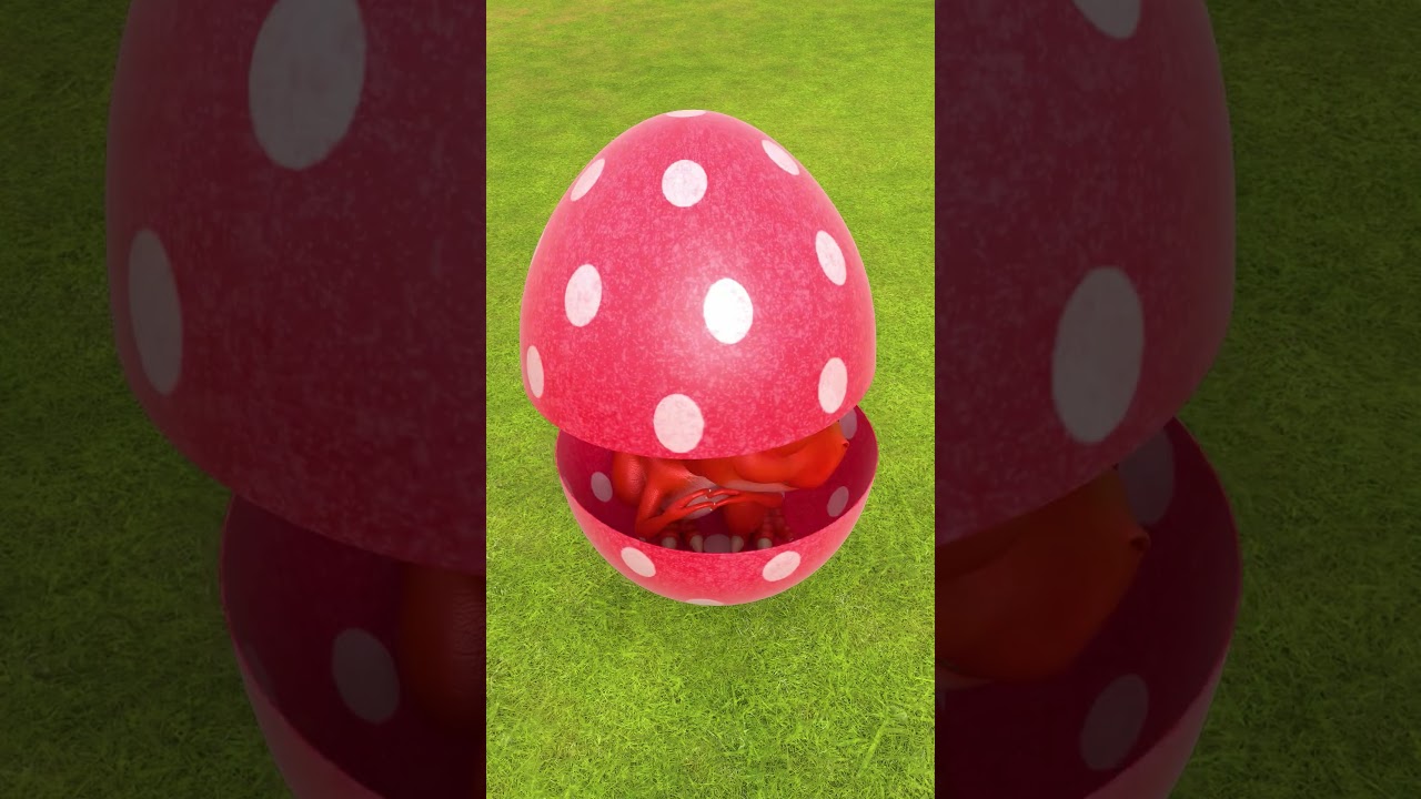 🚨Telur dinosaurus menggelinding sangat jauh #Shorts #forkids