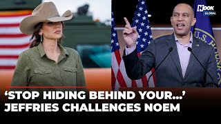 Hakeem Jeffries Dares Kristi Noem Amid Escalating Anti-ICE Protests: ‘Face The American People’ | US