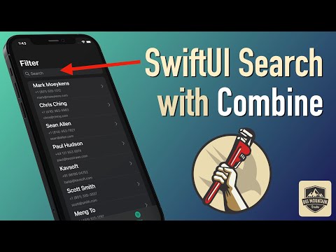 SwiftUI Search & Filter with Combine - Part 3 (iOS, Xcode 13, SwiftUI, 2022) thumbnail