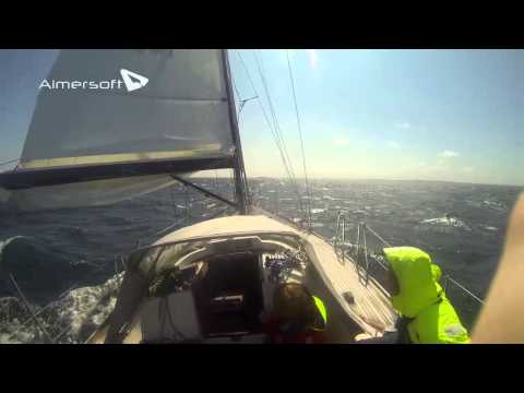 Luffe 40.04. Sailing from Skagen to Sæby in 9,6 knots
