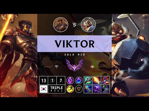 Viktor Mid vs Corki - KR Master Patch 14.14