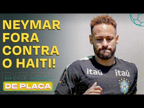 AO VIVO: TREINO DA SELEÇÃO BRASILEIRA; NEYMAR FORA DO JOGO CONTRA O HAITI | De Placa 18/06/26