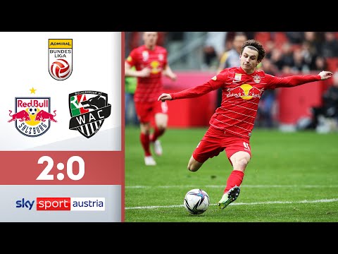2(!) Treffer in der Nachspielzeit | RB Salzburg - Wolfsberger AC | Highlights - ADMIRAL Bundesliga