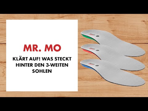 Breit oder schmal, mit der 3-Weitensohle passt dir so gut wie jeder Schuh! Mr. MO klärt auf