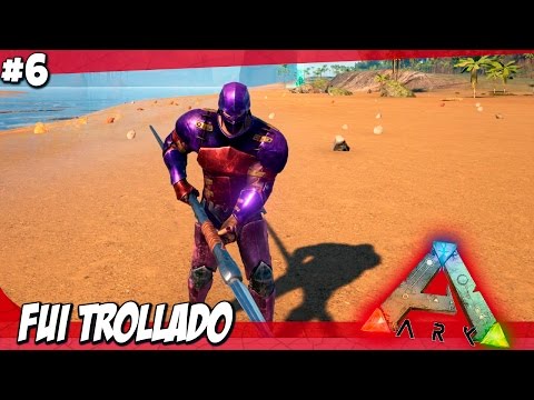 ARK GANG #06 - FUI TROLLADO PELA GALERA E CAÇADA INSANA DE T-REX