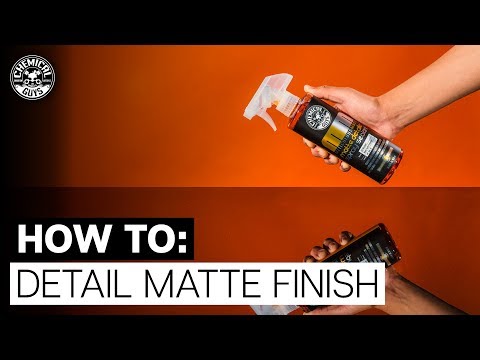 Best Way To Clean & Protect Matte Finish Anywhere, Anytime! - Chemical Guys