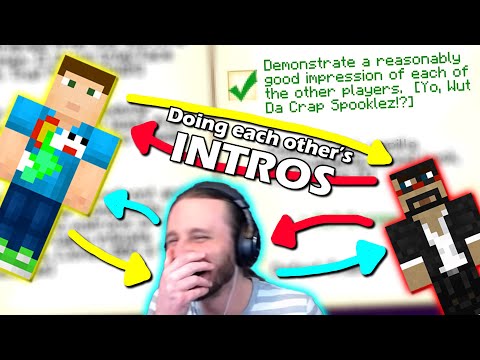 SSundee does an impression of Crainers and Captain Sparklez intro